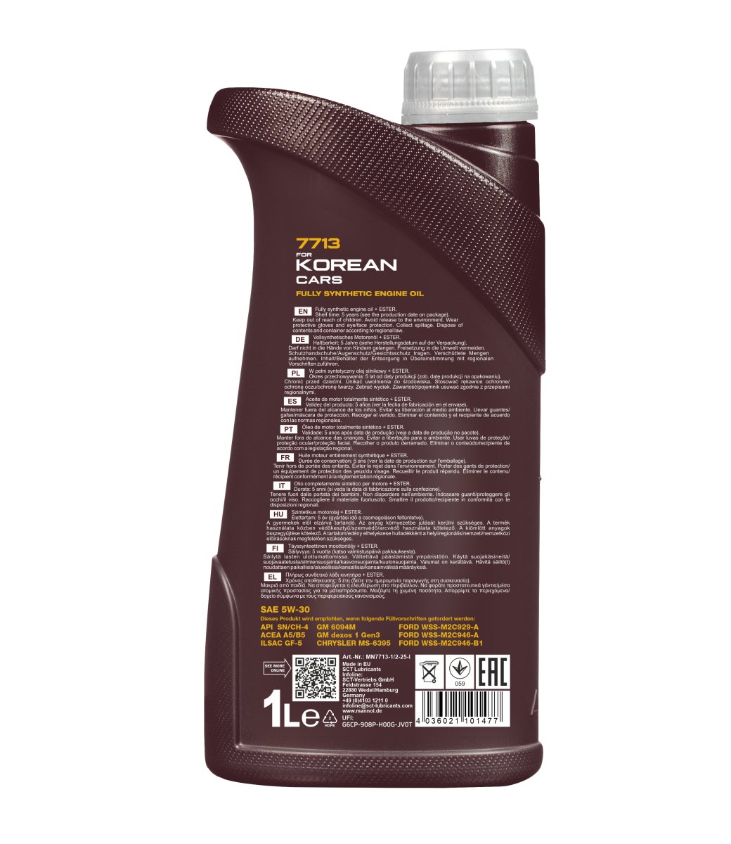 MN7713 for Korean Cars 5W-30