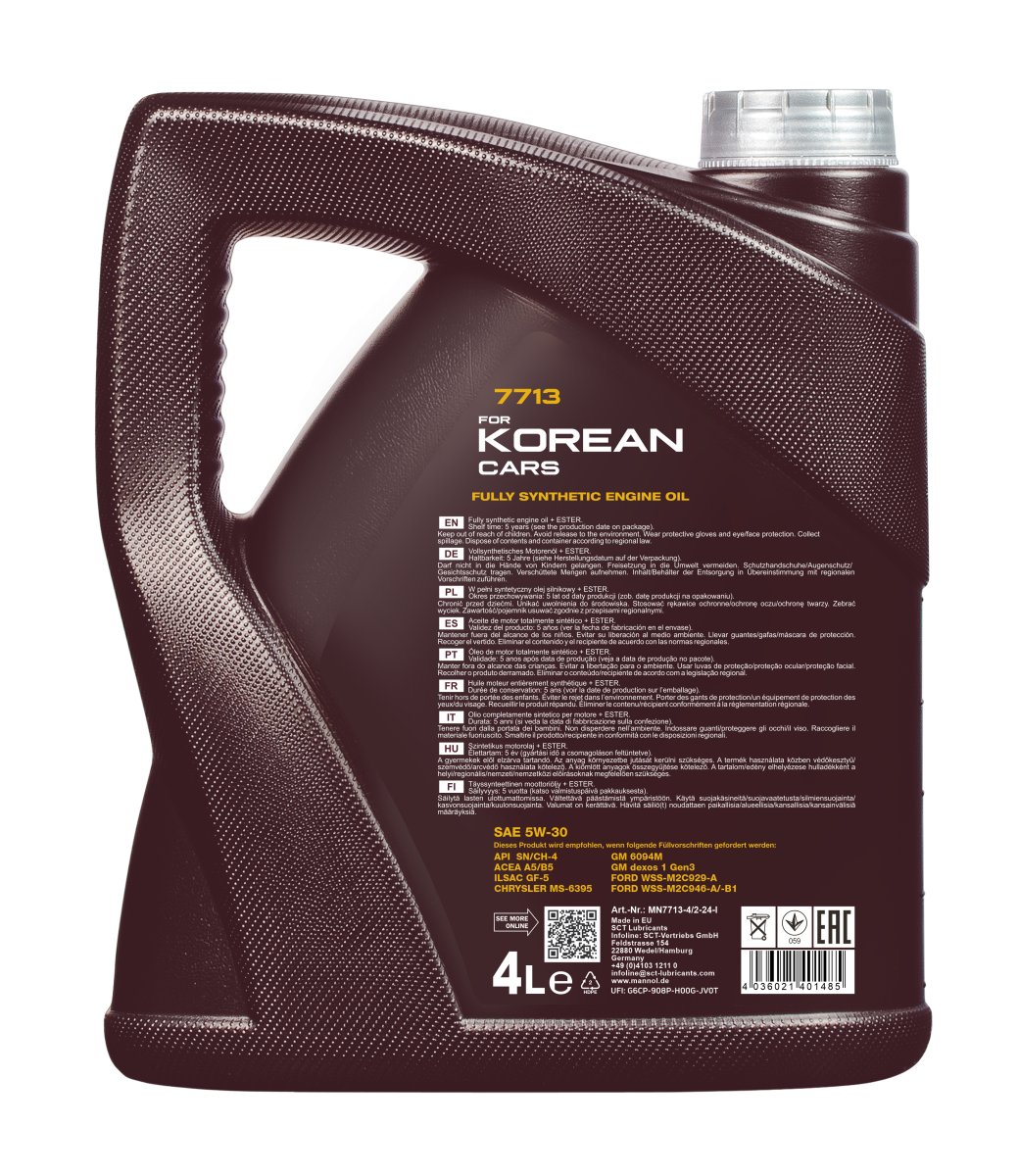 MN7713 for Korean Cars 5W-30